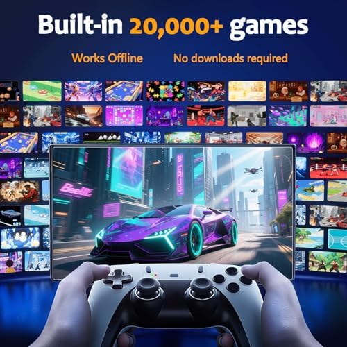 2026 New Retro Gaming Console, Retro Gaming Stick with 20,000+ Classic Game and 23 Game Emulators, Plug & Play 4K HDMI Output Game Console Stick with Dual 2.4G Controllers (64GB) for Christmas gifts - Image 3